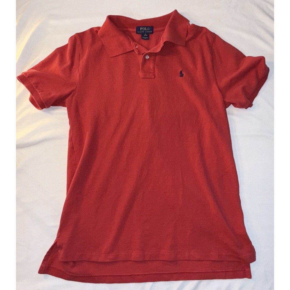 Polo Ralph Lauren Boys Polo, Red, Sz XL (18-20), RN41381, Slightly Faded